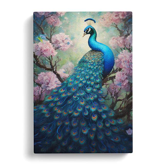 Peacock Romanticism - Print Latitude Vive Size: 76cm H x 50cm W x 3cm D on Productcaster.