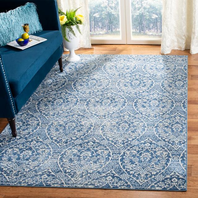 Ripley Hooked Navy Rug Bloomsbury Market Rug Size: Rectangle 200 x 300cm on Productcaster.