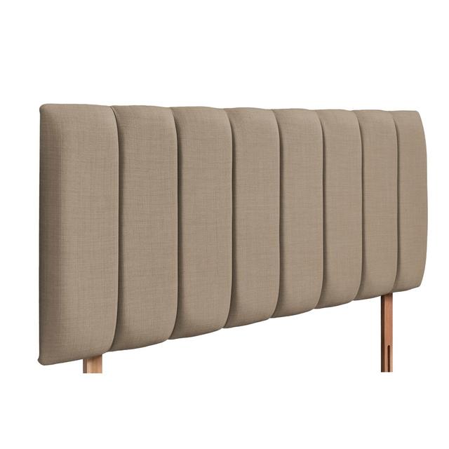 Praneeth Upholstered Headboard 17 Stories Colour: Fudge, Size: Super King (6') on Productcaster.