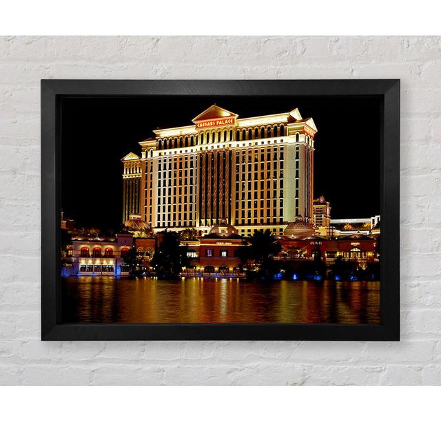 Las Vegas All That Glitters - Single Picture Frame Art Prints Ebern Designs Size: 59cm H x 84.1cm W x 3.4cm D on Productcaster.