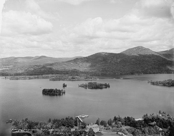 The Narrows from Shelving Rock, Lake George, 1900-06 - Picture Frame Photograph Print on Paper East Urban Home Size: Medium on Productcaster.