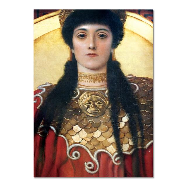 Kunstdruck Minerva von Gustav Klimt Rosalind Wheeler Größe: 65 cm H x 45 cm B on Productcaster.