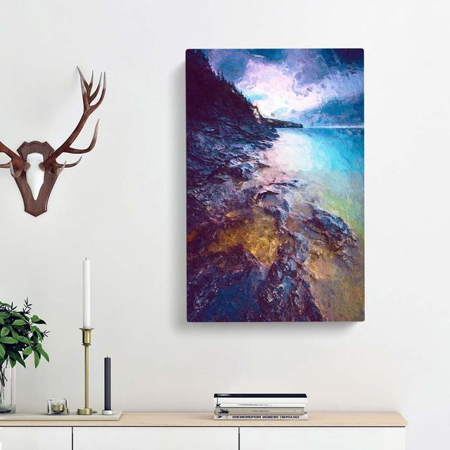 Georgian Bay in Canada - Wrapped Canvas Painting Print East Urban Home Size: 60cm H x 40cm W x 3cm D on Productcaster.