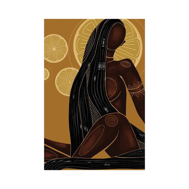 Lemonade by Colored Afros - Wrapped Canvas Graphic Art ClassicLiving Size: 30.48cm H x 20.32cm W x 1.91cm D on Productcaster.