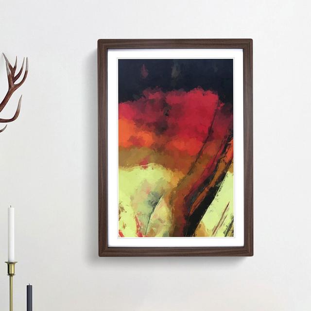 Abstract Vol.4 - Picture Frame Painting Print East Urban Home Frame Option: Walnut Framed, Size: 65cm H x 48cm W x 2cm D on Productcaster.