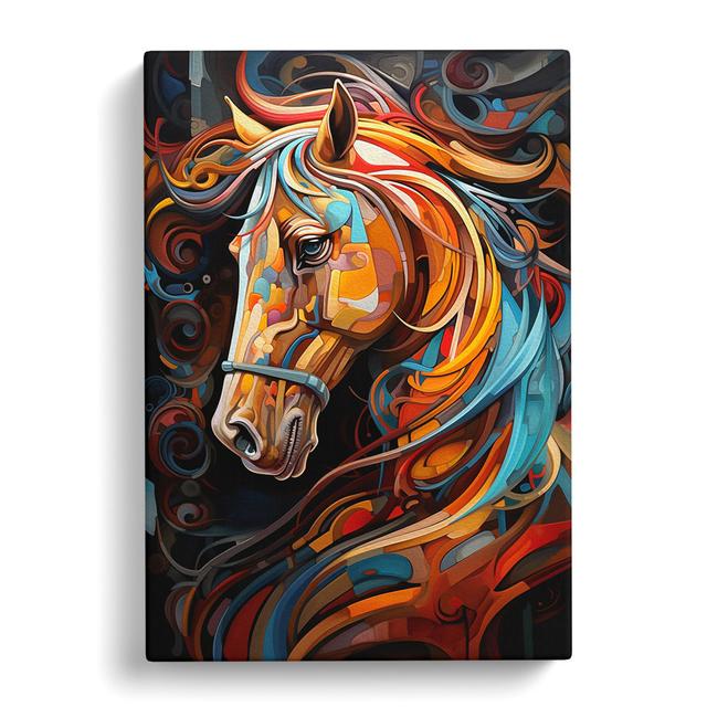 Horse Orphism No.2 - Art Prints Natur Pur Size: 60cm H x 40cm W x 3cm D on Productcaster.