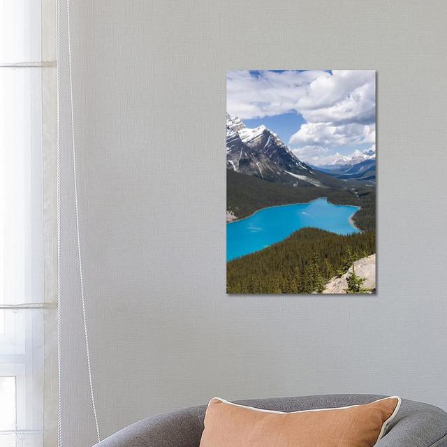 Peyto Lake Along the Icefields Parkway Scenic Drive, Banff National Park, Alberta, Canada by Janet Horton - Wrapped Canvas Photograph Alpen Home on Productcaster.