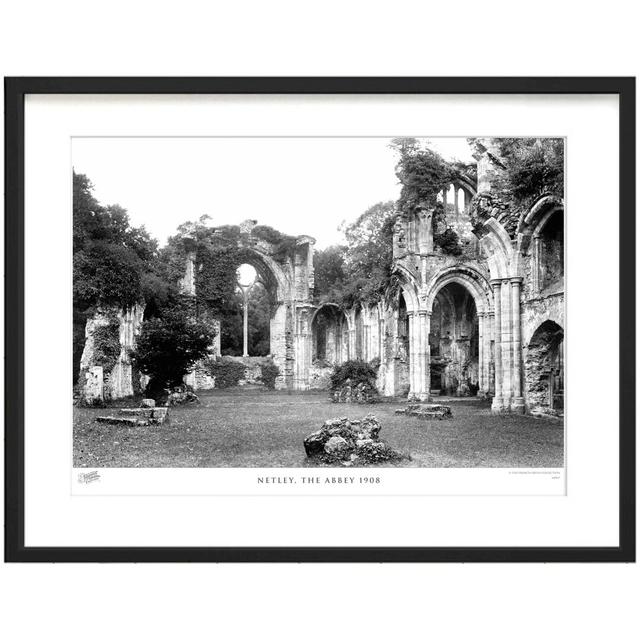 'Netley, the Abbey 1908' by Francis Frith - Picture Frame Photograph Print on Paper The Francis Frith Collection Size: 28cm H x 36cm W x 2.3cm D on Productcaster.