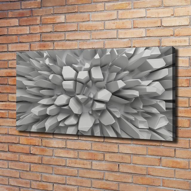 3D Abstraction - Wrapped Canvas Art Prints Brayden Studio on Productcaster.