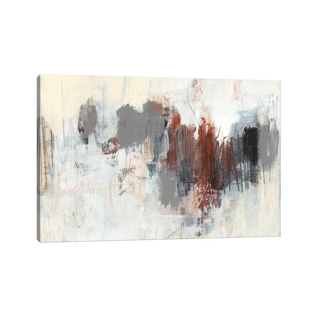 Neutrals And Rust I by Jennifer Goldberger - Wrapped Canvas Print Metro Lane Size: 20.32cm H x 30.48cm W x 1.905cm D on Productcaster.