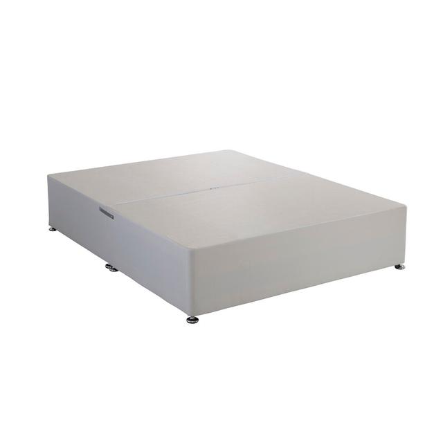 Coilsprung Divan Bed 17 Stories Colour: Charcoal, Base Type: 2 Drawers, Size: Double (4'6) on Productcaster.