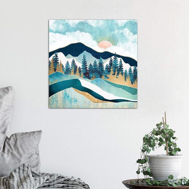 Summer Forest - Wrapped Canvas Print Alpen Home Size: 45.72cm H x 45.72cm W x 1.91cm D on Productcaster.