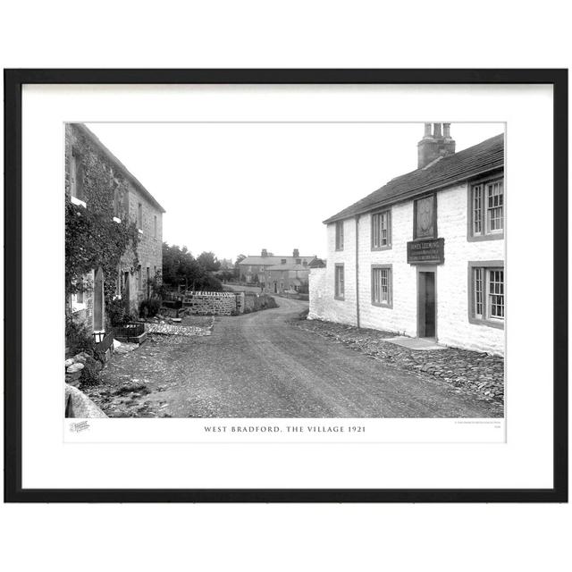 West Bradford, The Village 1921 - Single Picture Frame Print The Francis Frith Collection Size: 60cm H x 80cm W x 2.3cm D on Productcaster.