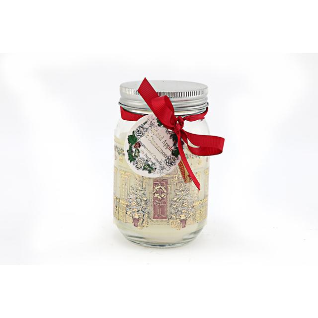 Apple & Cinnamon Scented Jar Candle The Seasonal Aisle on Productcaster.