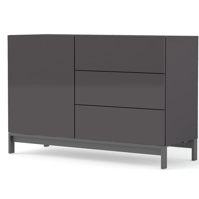 Feliciano Sideboard Latitude Run Colour: Glossy Anthracite on Productcaster.