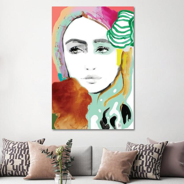 Victoria by Studio Paint-Ing - Gallery-Wrapped Canvas Giclée on Canvas Latitude Vive Size: 152.4cm H x 101.6cm W x 3.81cm D, Format: Wrapped Canvas on Productcaster.