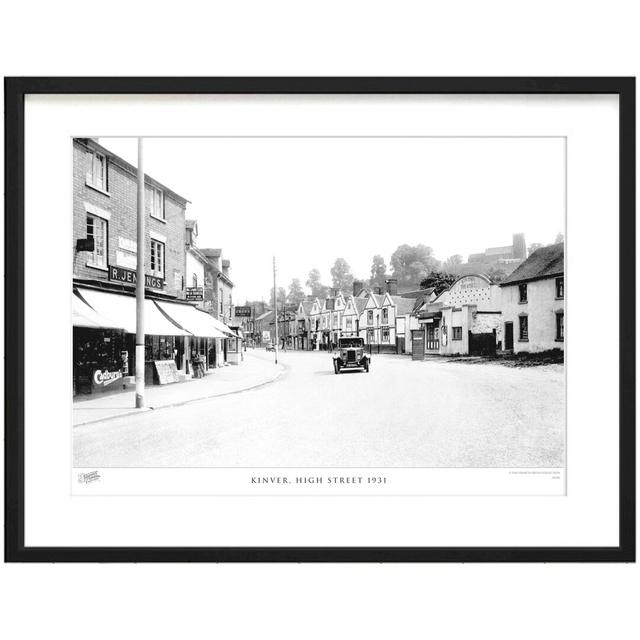 'Kinver, High Street 1931' - Picture Frame Photograph Print on Paper The Francis Frith Collection Size: 60cm H x 80cm W x 2.3cm D on Productcaster.