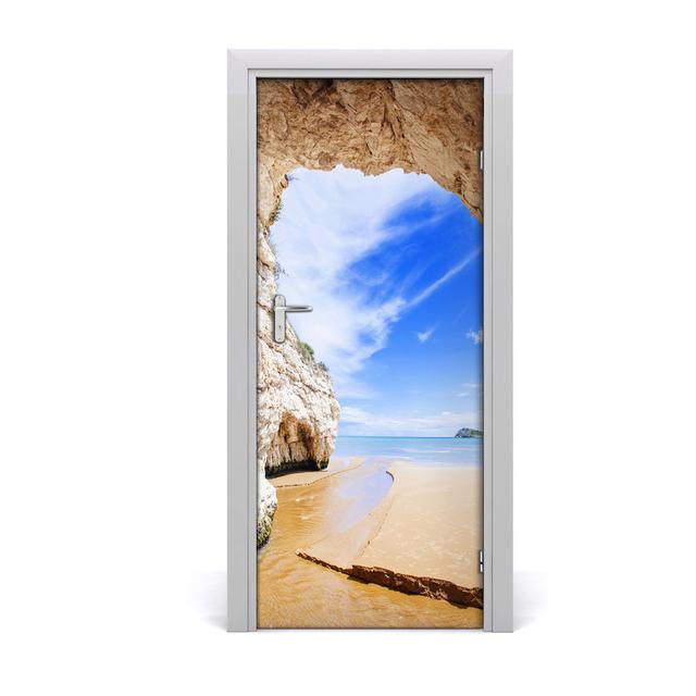 Sea Cave Door Sticker Coloray on Productcaster.