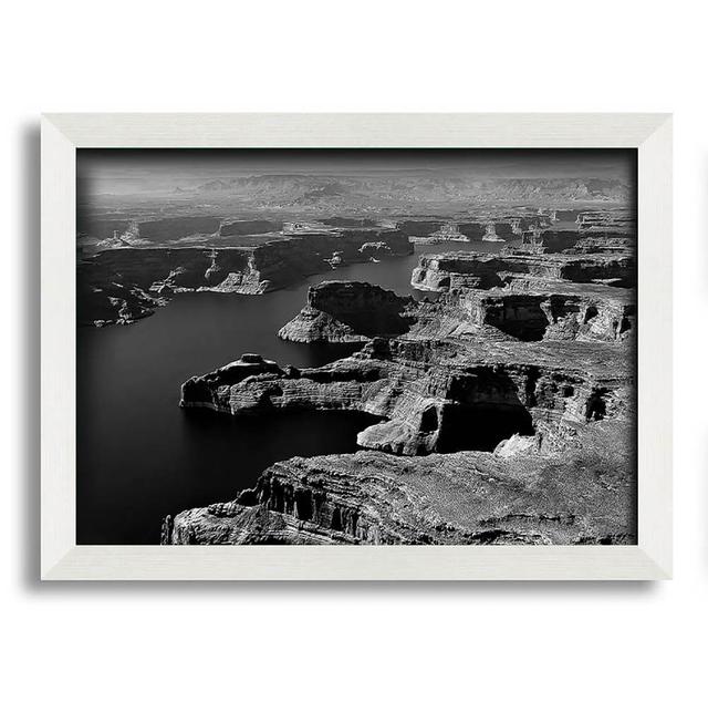 Aerial View of Canyon - Single Picture Frame Art Prints Union Rustic Size: 21cm H x 29.7cm W on Productcaster.