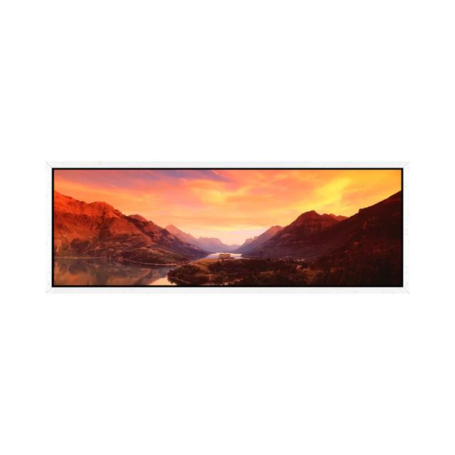 Waterton Lakes National ParkAlberta, Canada by Panoramic Images - Panoramic Gallery-Wrapped Canvas Giclée on Canvas Gracie Oaks Size: 60.96cm H x 182. on Productcaster.