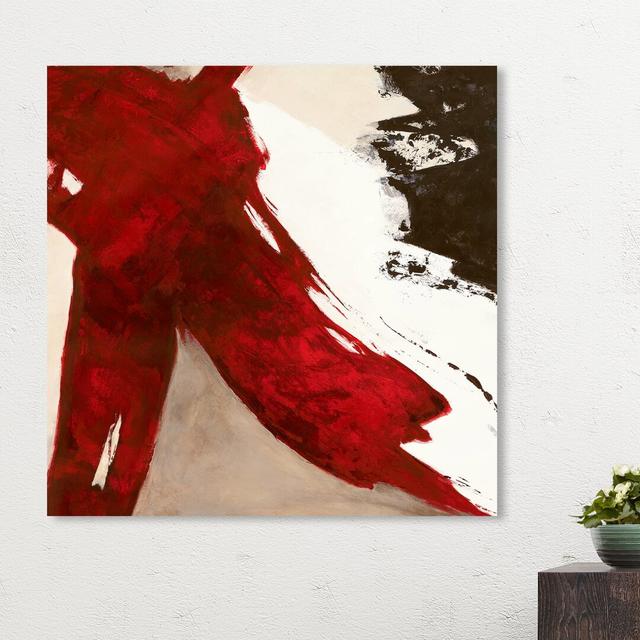 Sai - Rubrum V 1SN1860 - Wrapped Canvas Painting East Urban Home Size: 91.4 cm H x 91.4 cm W x 3.8 cm D on Productcaster.