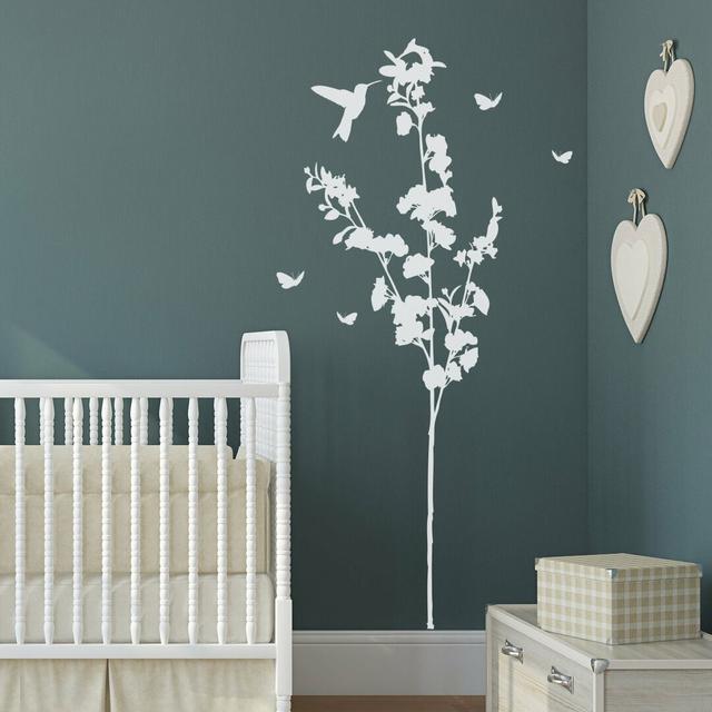 Blossom Tree Wall Sticker August Grove Colour: Black on Productcaster.