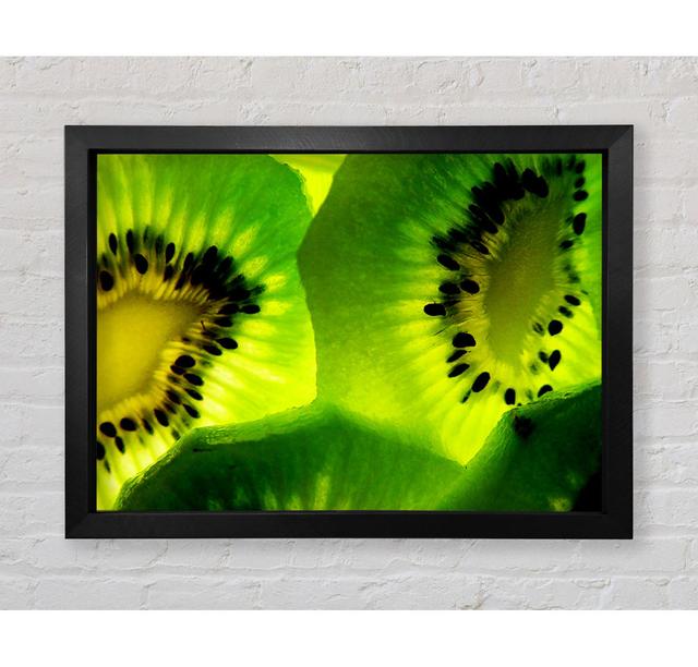 Kiwi Close-Up - Single Picture Frame Art Prints Bright Star Size: 42cm H x 59.7cm W x 3.4cm D on Productcaster.