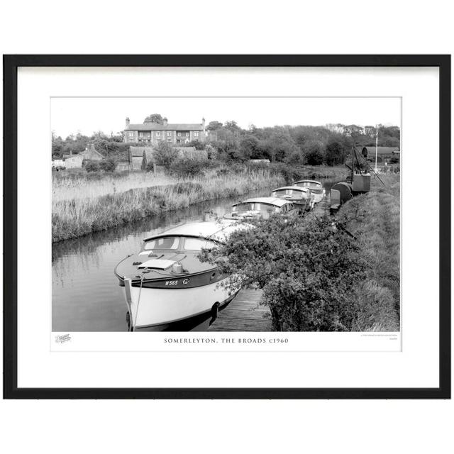 'Somerleyton, the Broads C1960' by Francis Frith - Picture Frame Photograph Print on Paper The Francis Frith Collection Size: 28cm H x 36cm W x 2.3cm on Productcaster.