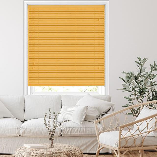 Semi-Sheer Venetian Blind AR WARE Colour: Teakwood, Blind Size: 159 cm L x 9 cm W on Productcaster.