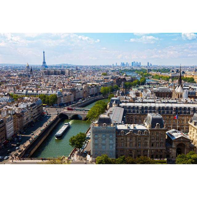 River Seine - Wrapped Canvas Photograph 17 Stories Size: 20cm H x 30cm W on Productcaster.