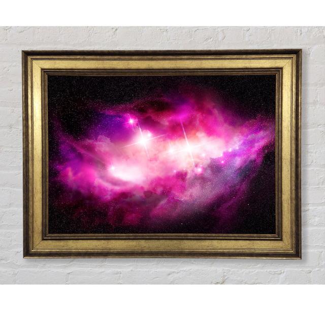 Pink Star Cluster - Single Picture Frame Art Prints Bright Star Size: 59.7cm H x 84.1cm W x 8cm D on Productcaster.