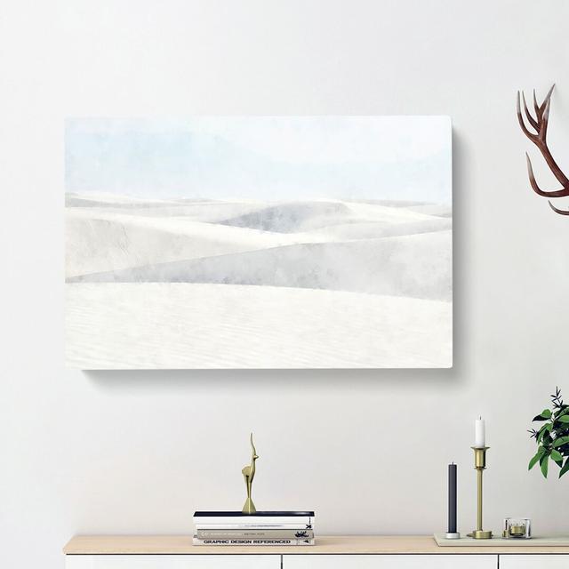 White Sands In New Mexico - Wrapped Canvas Painting East Urban Home Size: 40cm H x 60cm W x 3cm D on Productcaster.