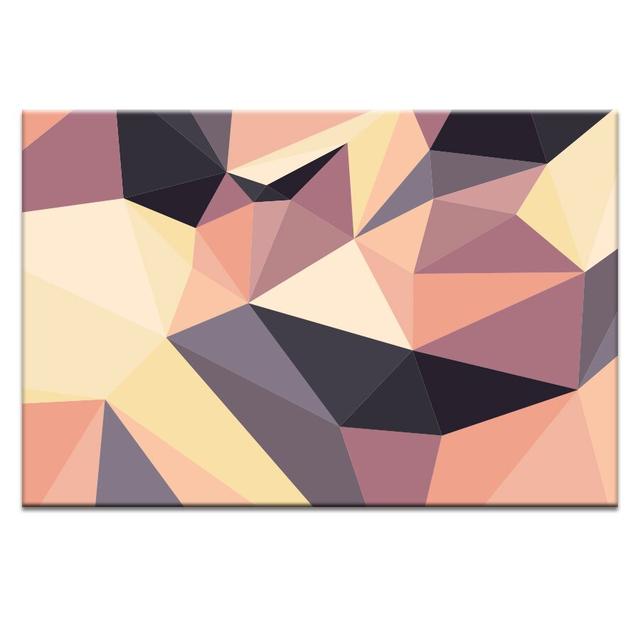 Shard Sunset by Ayarti Graphic Art Wrapped on Canvas East Urban Home Size: 51 cm H x 76 cm W on Productcaster.