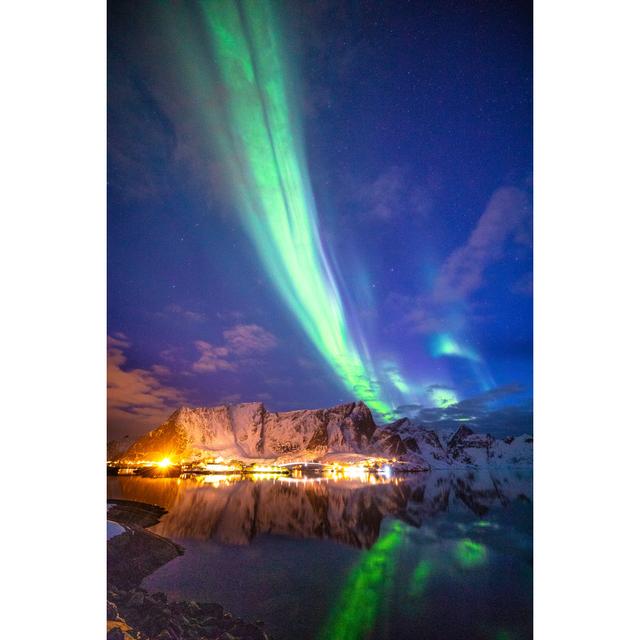 Northern Lights In Lofoten by LeoPatrizi - Wrapped Canvas Art Prints 17 Stories Size: 46cm H x 30cm W x 3.8cm D on Productcaster.