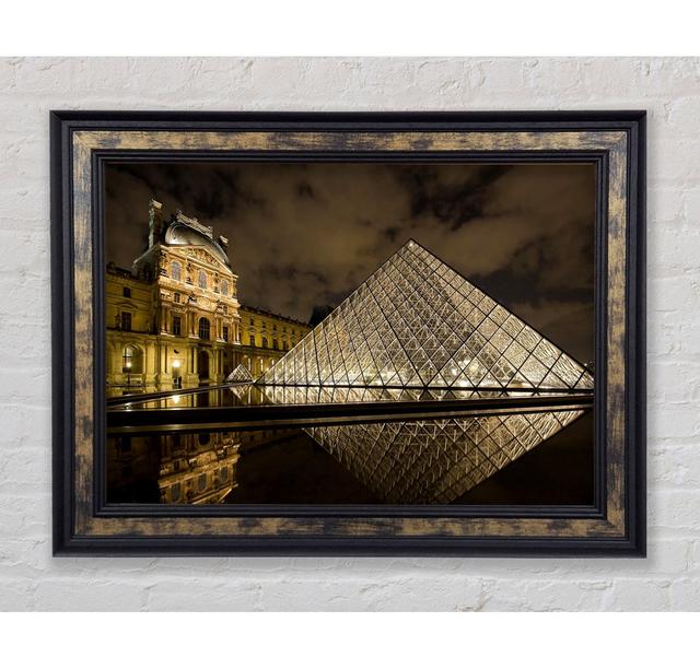 Louvre Museum Paris France - Single Picture Frame Art Prints Bright Star Size: 84.1cm H x 142.2cm W x 8cm D on Productcaster.