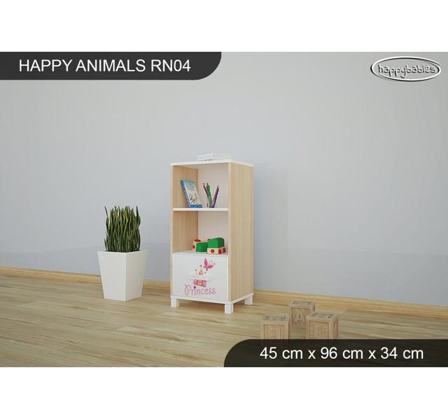 45cm W Chip Resistant Animals Kids Cube Happy Babies Colour: Oak on Productcaster.