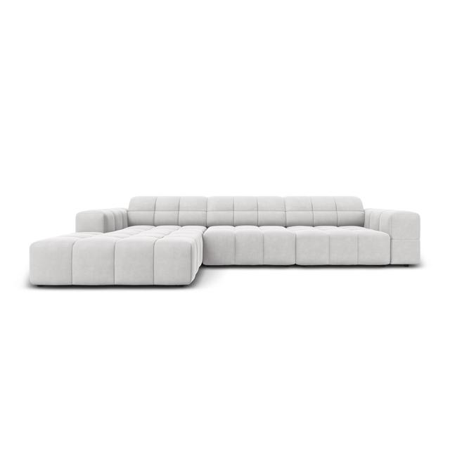 Ecksofa Jennifer Micadoni Home Polsterfarbe: Silberfarben, Ausrichtung: Links ausgerichtet on Productcaster.