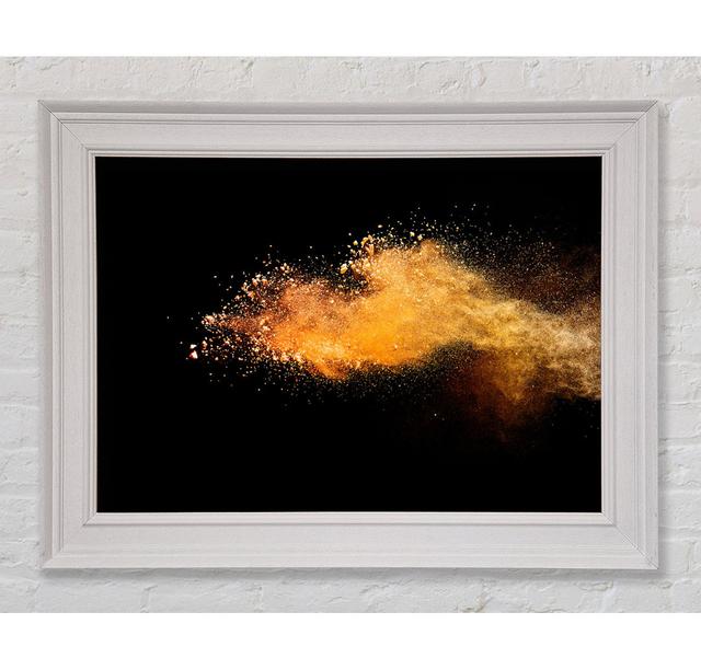 Powder Airborn Latitude Run Size: 29.7cm H x 42cm W x 8cm D, Format: White Framed Paper on Productcaster.