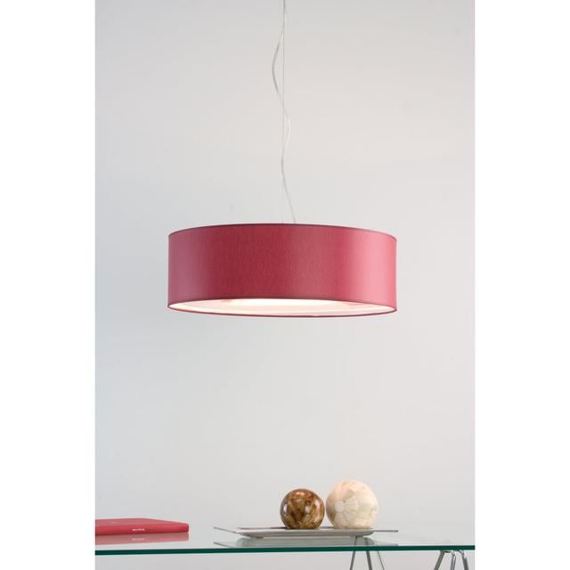 Urbana 3 - Light Red Drum Pendant Ebern Designs on Productcaster.