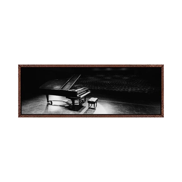 Grand Piano On A Concert Hall Stage, University Of Hawaii, Hilo, Hawaii, USA III by Panoramic Images - Panoramic Gallery-Wrapped Canvas Giclée on Canv on Productcaster.