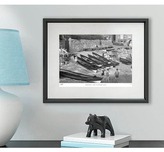 'Seaview, the Slipway 1933' - Picture Frame Photograph Print on Paper The Francis Frith Collection Size: 45cm H x 60cm W x 2.3cm D on Productcaster.