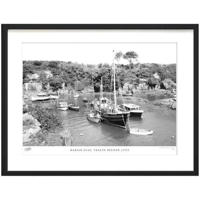 'Marian Glas, Traeth Bychan C1955' - Picture Frame Photograph Print on Paper The Francis Frith Collection Size: 28cm H x 36cm W x 2.3cm D on Productcaster.