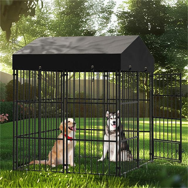 Rayne Pet Pen with Door Archie & Oscar Size: 65" H x 47" W x 50" D on Productcaster.