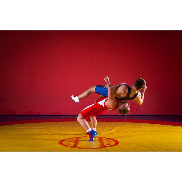 Two Greco-Roman Wrestlers - Wrapped Canvas Photograph 17 Stories Size: 20cm H x 30cm W on Productcaster.