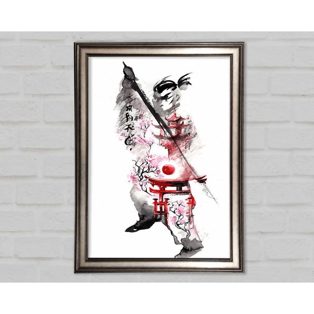 Chinese Warrior Framed Print Canora Grey Size: 59.7cm H x 84.1cm W on Productcaster.