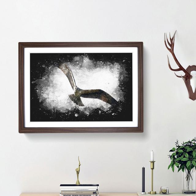 Osprey Bird - Picture Frame Graphic Art Print East Urban Home Frame Option: Walnut Framed, Size: 24cm H x 33cm W x 2cm D on Productcaster.