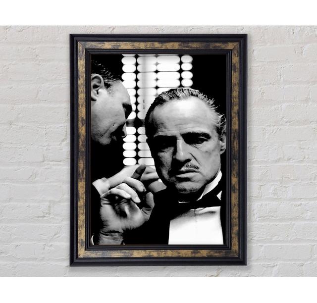 The Godfather Wisper - Picture Frame Art Prints Bright Star Size: 42cm H x 59.7cm W on Productcaster.