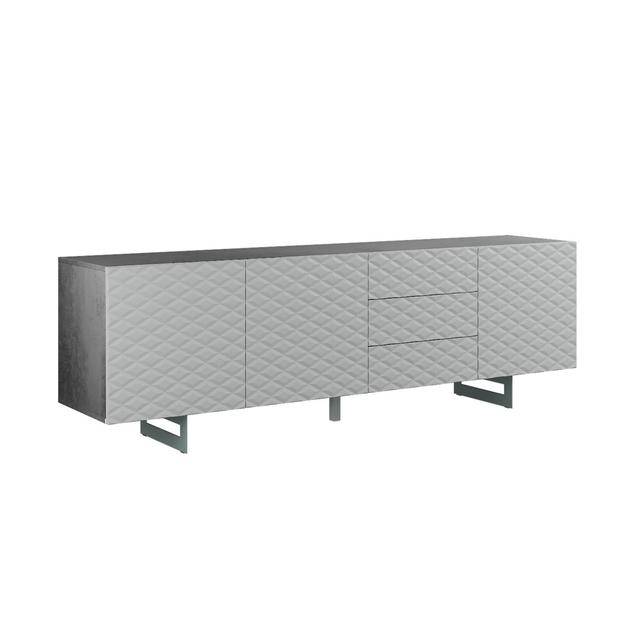 Floro Sideboard Ebern Designs Colour: Concrete/Grey on Productcaster.