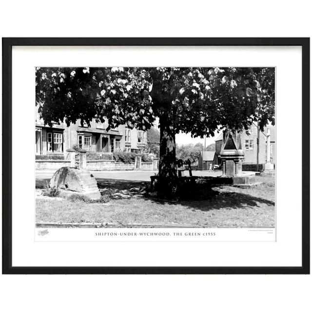 'Shipton Under Wychwood, the Green C1955' by Francis Frith - Picture Frame Photograph Print on Paper The Francis Frith Collection Size: 40cm H x 50cm on Productcaster.