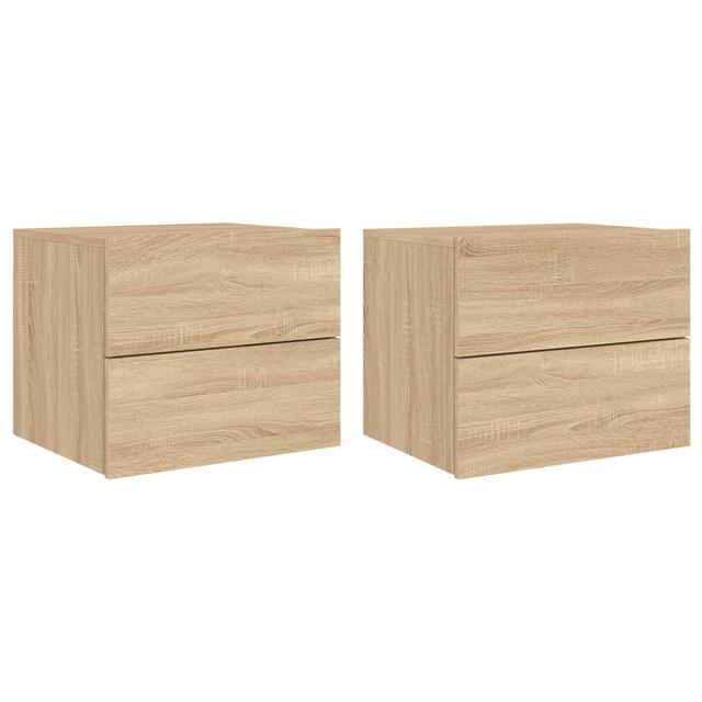 Nachttisch Brigner aus Holzwerkstoff (Set of 2) Metro Lane Farbe: Sonoma-Eiche on Productcaster.